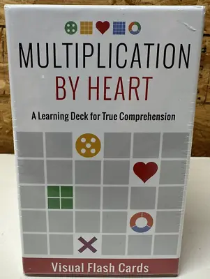 🔥Multiplication By Heart Visual Flash Cards NEW SEALED Home School🔥 • $13.99