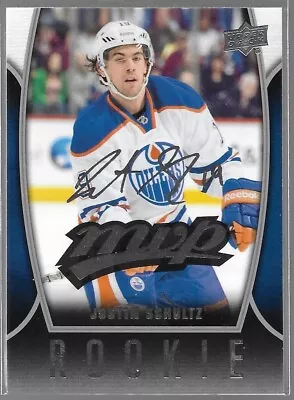 2013-14 Justin Schultz Upper Deck Series 1 MVP Rookie RC #51 • $2.99