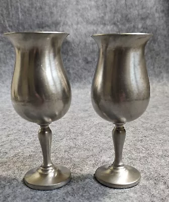 Pewter Wine Goblets • $8