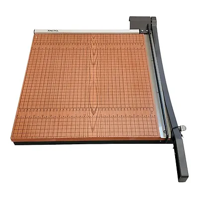 $207.09 • Buy X-Acto 18  X 18  Commercial Grade Wood Base Square Heavy Duty Paper Trimmer