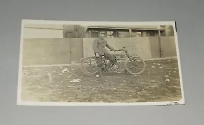 Original Early 1900s Excelsior Motorcycle Real Photo Postcard Rppc (inv0036) • $10.50