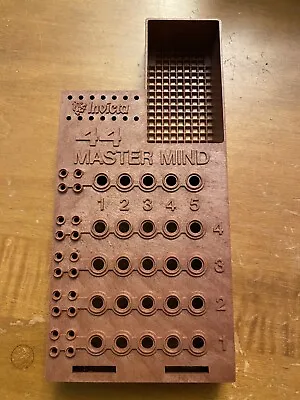 Invicta Master Mind 44 Family Game Replacement  Board Tray Piece Part Brown • $4.99