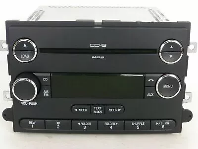 06-13 Ford E150 EXPLORER AM/FM Radio CD Player MP3 Receiver AUX🔴6CD Disc CHROME • $120.89