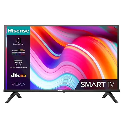 Hisense 32 Inch A4 HD Ready Smart TV  32A4KTUK • £179