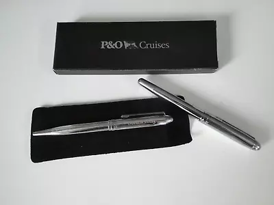 P&O Cruises - 2 X Jubilee Pen Set - The White Sisters 2003 - Oceania & Adonia • £6