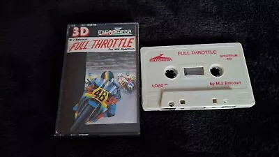 Sinclair ZX Spectrum Game - Full Throttle - Micromega - Boxed • £1