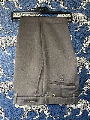 Mens Farah Brown Polyester Trousers W34” Inside Leg 28” Fab Condition • $2.51