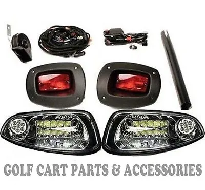 EZGO RXV Golf Cart LED Headlight & Tail Light Kit Deluxe Street Package 2016-UP • $179