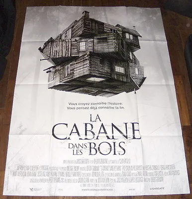 THE CABiN IN THE WOODS Richard Jenkins Bradley Whitford LARGE French POSTER • $25