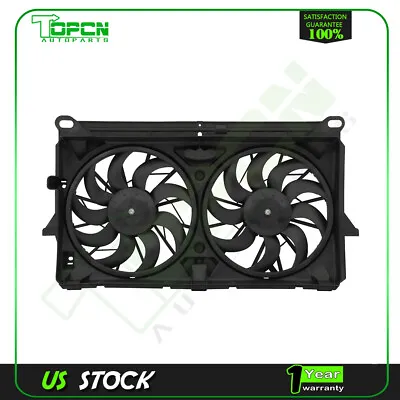 Radiator Condenser Cooling Fan Assembly For 2005-2006 Cadillac Escalade ESV • $91.97