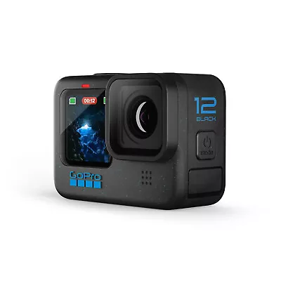 GoPro HERO12 Black Hypersmooth 6.0 Waterproof Action Camera - Black • $639.95