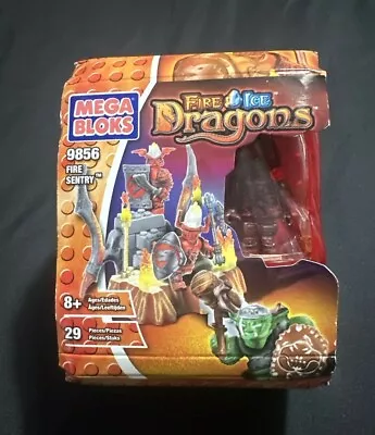 Fire & Ice Dragons Mega Bloks 9856 - Fire Sentry New Sealed • $39.95