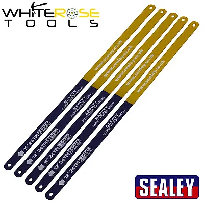 £12.35 • Buy Sealey Hacksaw Blade 300mm HSS Bi-Metal 24tpi Pack Of 5 Saw Blades Power Tool