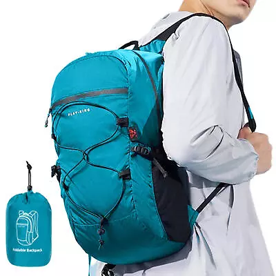 Lightweight Portable Foldable Backpack Folding Bag Ultralight Outdoor Pack 20L • $41.76