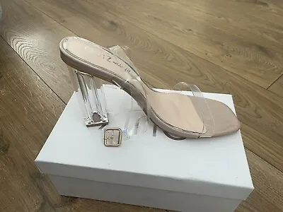 Clear/nude Heel Shoes • £15