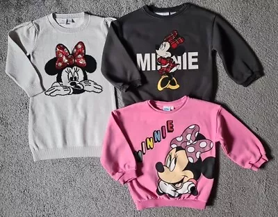 Girls Disney Minnie Mouse Jumper Bundle Age 4-5 Years • £7.50