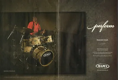 2006 2pg Print Ad Mapex Pro M Series Drum Kit W Herlin Riley Of Winton Marsalis • $9.99