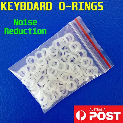 120 Mechanical Keyboard Keycap Rubber O-Ring Switch Dampeners Cherry MX Key Stem • $7.95