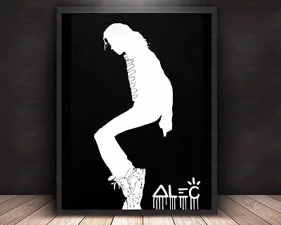 Alec Monopoly Michael Jackson Art Print| Mounted Canvas | Framed Canvas |Acrylic • $73.09