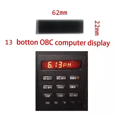 LCD Display Screen Replacement Fits For E30 E28 E24 13 Button OBC Clock BC2 • $22.76
