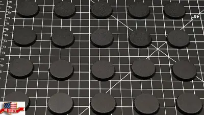 Pack Of 20 32 Mm Plastic Round Bases Miniature Wargames Table Top Gaming 40k • $6.40