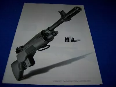 2012 Springfield M1a  (black)..1-page Original Sales Ad (18bb) • $8.99