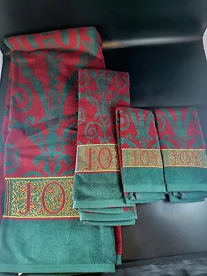 Vintage Santens Christmas Joy Towel Set Of 4 • $45