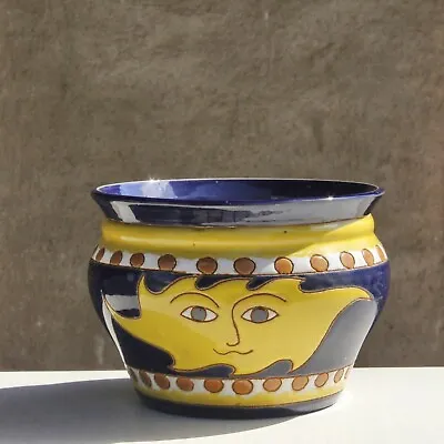 1949 Internage Atelier MADOURA Vallauris Large Pot In The Sun Artist Pierre Dumas • $745.15