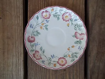 $5.99 • Buy Vintage Churchill Briar Rose Saucer Plate Staffordshire England Floral 5-5/8 Dia