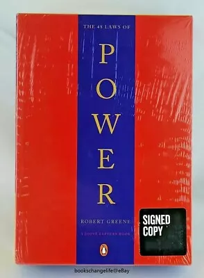 THE 48 LAWS Of POWER (Signed) & MASTERY Robert Greene 2 Book Box Set SEALED RARE • $500