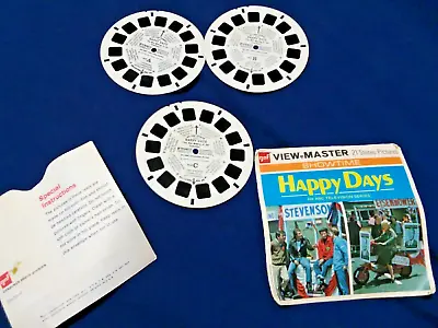 Vintage GAF View Master HAPPY DAYS Reel Set Fonzie B 586 Non President!! • $11.95