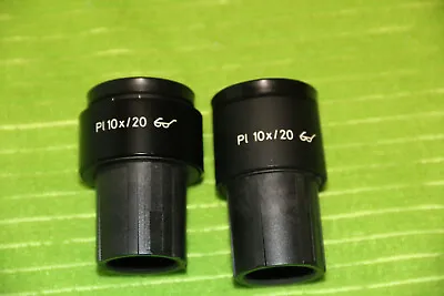 ZEISS 444032 & 444031 / Plan 10X/20 Widefield Microscope Eyepieces 30mm • $82.95