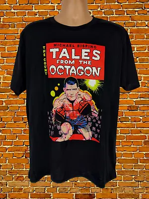 New  Michael Bisping Tales From The Octagon Uk Tour 21-22 T Shirt Medium Ufc • £19.99