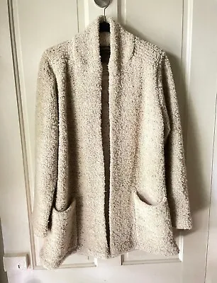 I. B. Diffusion Vintage Textured Boucle Mid Length Sweater Coat • $49.99
