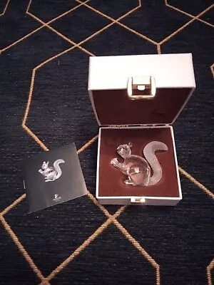 SWAROVSKI Crystal Squirrel And Loose Nut 208433 - Mint Boxed + Certificate  • £42