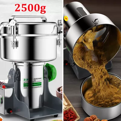 2500g COMMERCIAL ELECTRIC COFFEE GRINDER BEAN NUTS SPICE HERB KITCHEN GRINDING • $379.99