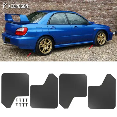 For Subaru IMPREZA WRX STI Matte 4PCS Mud Flaps Splash Guards Mudguards Mudflaps • $29.56