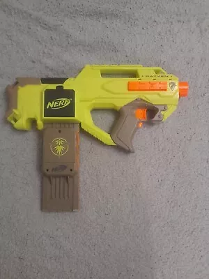 NERF N-Strike Rayven CS-18 Firefly Blaster UV Glow Light Up 18 Dart Mag RARE • £39.99