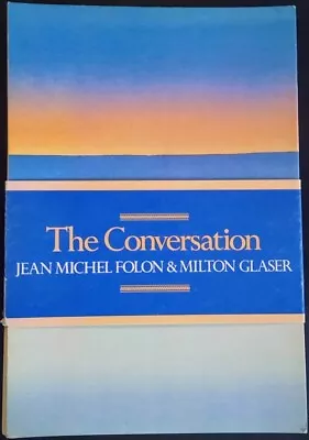 The Conversation By Milton Glaser & Jean-Michel Folon Harmony 1983.1st Edition. • $98.99