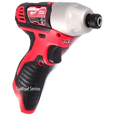 Milwaukee 2462-20 M12 12V Lithium Ion 1/4  Cordless Hex Impact Driver Tool Only • $44.99