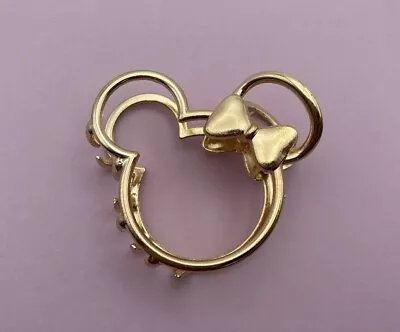 Gold Minnie Mouse 3” Hair Claw/Hair Clip • $9.95