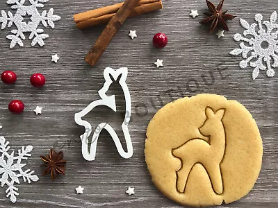 Deer Cookie Cutter 06 | Fondant Cake Decorating | UK Seller • $13.88