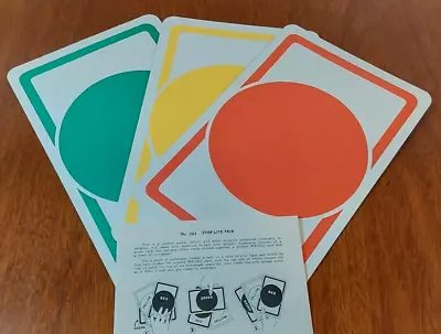 Stop-Light-Trix No. 353: Entertains & Educates; Haines House Of Cards VTG Magic • $39.95