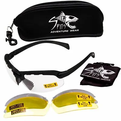 C2 Top & Bottom Focal Magnifier Shooting Safety Glasses Kit With 6 Frame Colors • $74.95