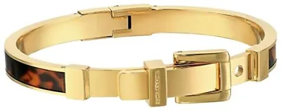 New Michael Kors Gold/Tortoise Bedford Mkj1674710 Buckle Bangle Bracelet • $69