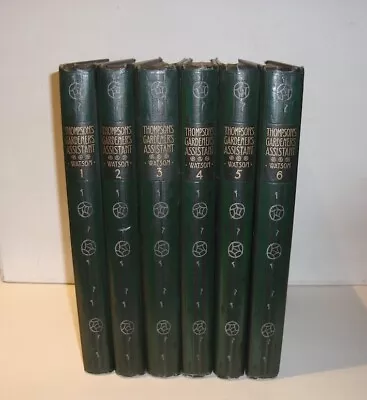 Antique Robert Thompson Gardener's Assistant 6 Vols 1900/02 Talwin Morris Design • £55