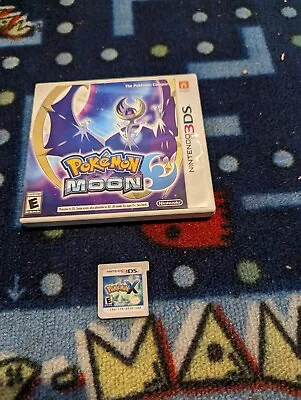 Pokemon Y And Pokemon Moon Complete In Box BundleNintendo 3DS • $69.96