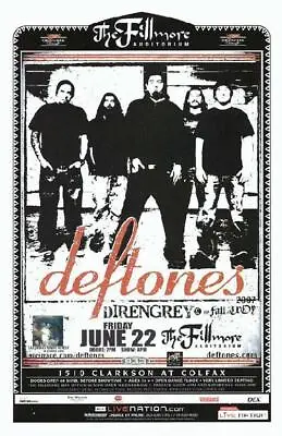 $15 • Buy Deftones Denver 2007 Concert Poster