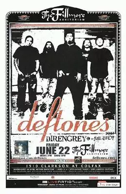 Deftones Denver 2007 Concert Poster • $15