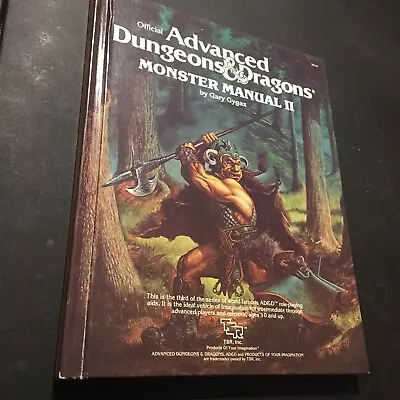 TSR 1983 Advanced Dungeons & Dragons Monster Manual 2 II Gary Gygax #2016 NEW • $99.99